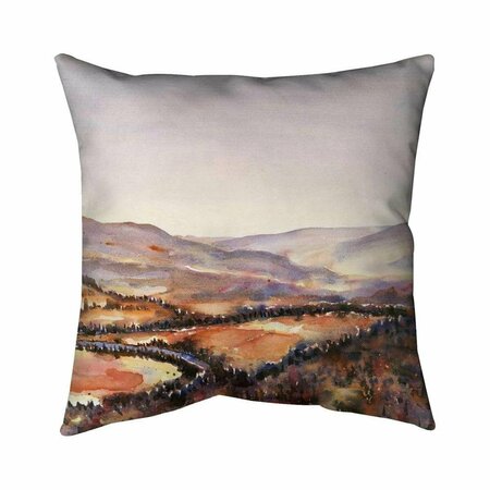 FONDO 20 x 20 in. Canadian Forest-Double Sided Print Indoor Pillow FO2794036